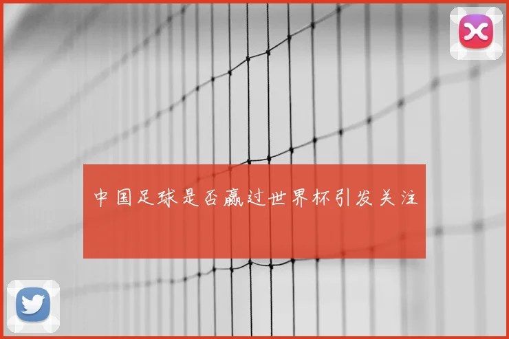 中国足球是否赢过世界杯引发关注